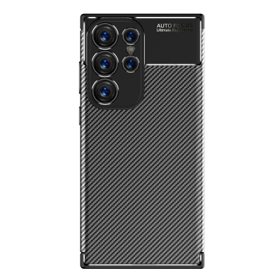 Galaxy S23 Ultra Case Zore Negro Silicon Cover Black