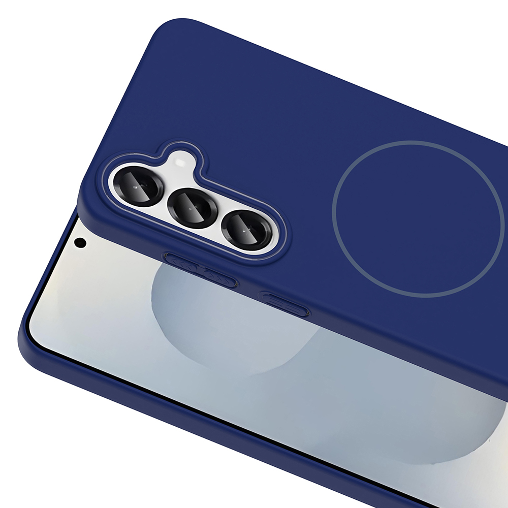 Galaxy S24 Case Magsafe Charging Feature Zore Ruby Silicone Cover - 16