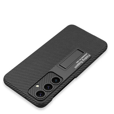 Galaxy S24 Case Zore Kıpta Stand Cover Black