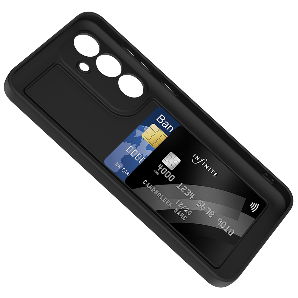 Galaxy S24 FE Case Camera Protection Card Holder Zore Vitra Cover - 9