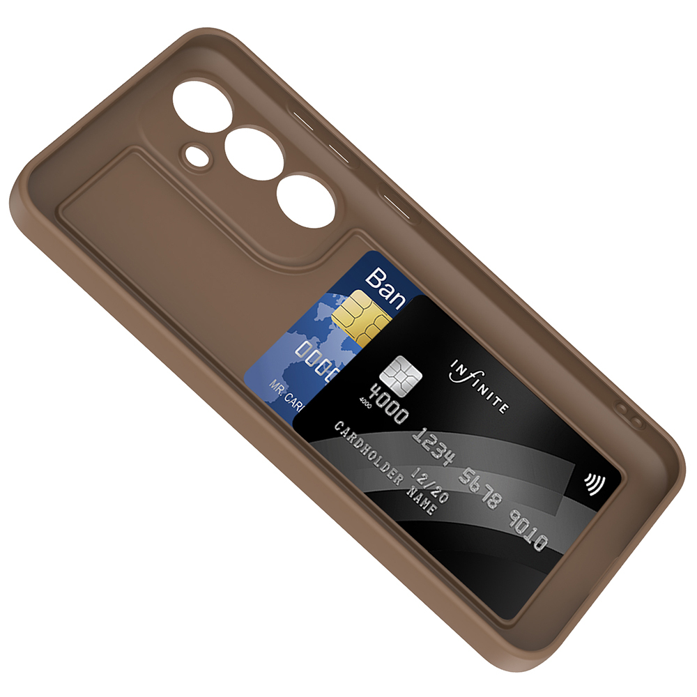 Galaxy S24 FE Case Camera Protection Card Holder Zore Vitra Cover - 13