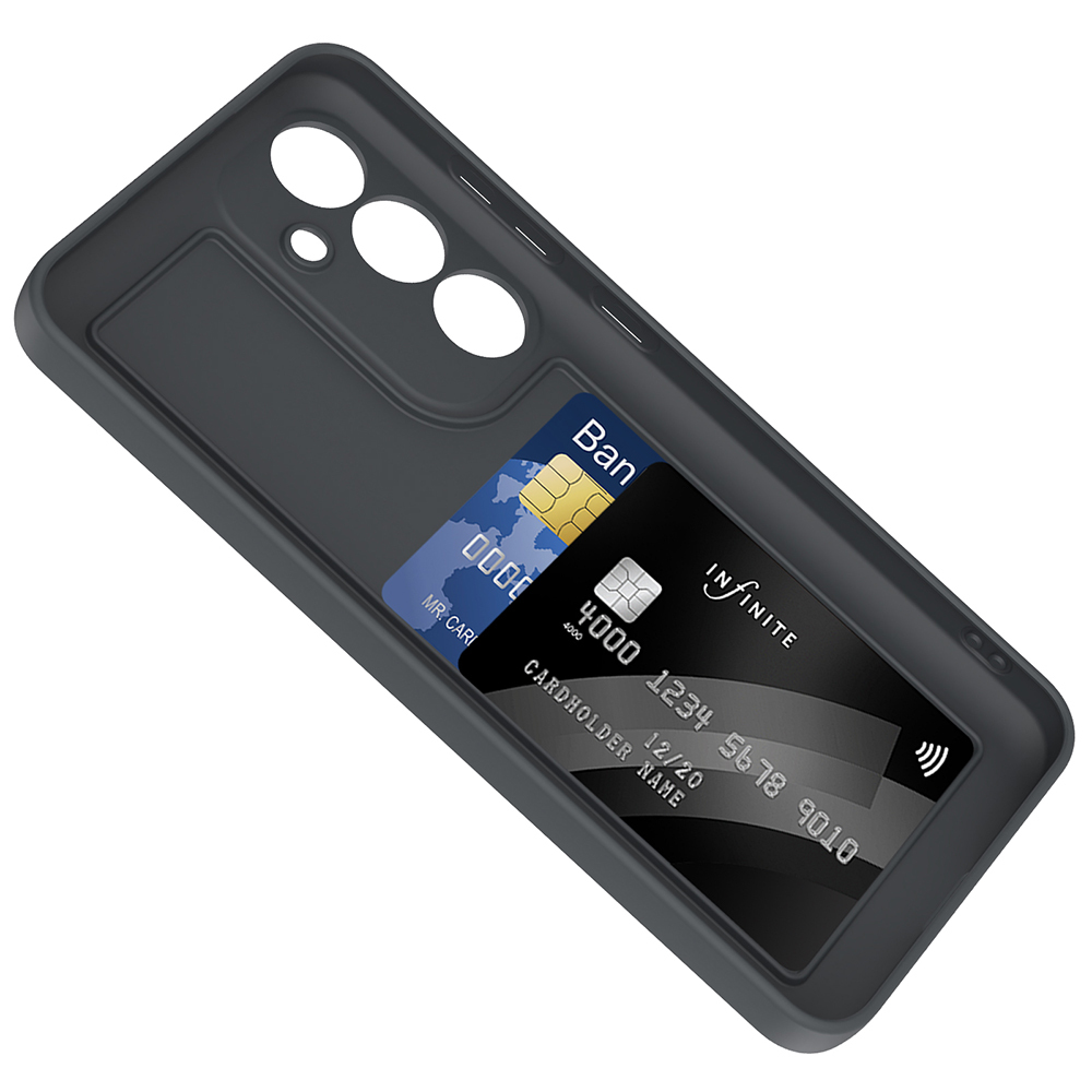 Galaxy S24 FE Case Camera Protection Card Holder Zore Vitra Cover - 19