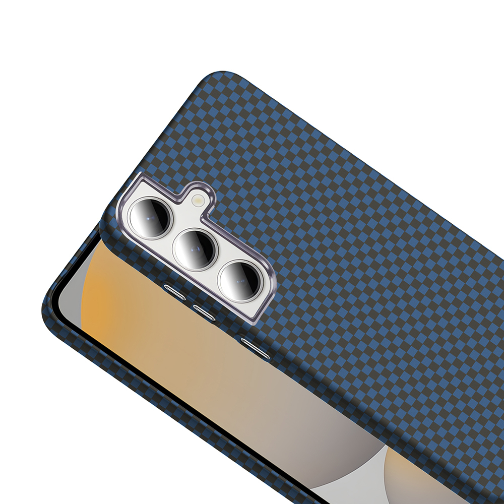 Galaxy S24 FE Case M-safe Charging Feature Carbon Fiber Look Zore Gros Cover - 17