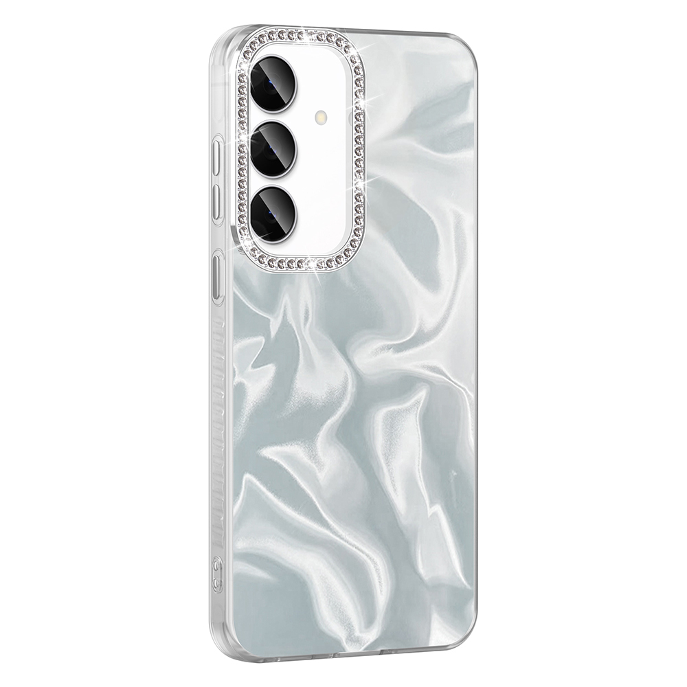 Galaxy S24 FE Case with Airbag, Shiny Stone Detail Design, Zore Esila Cover - 6