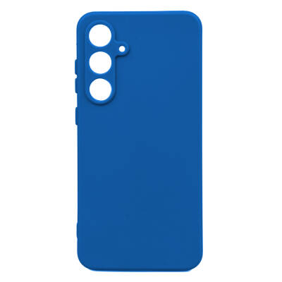 Galaxy S24 FE Case Zore Biye Silicone Blue