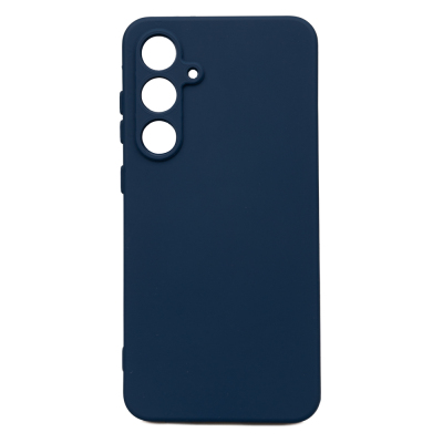 Galaxy S24 FE Case Zore Biye Silicone Navy blue