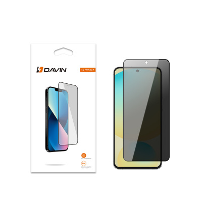 Galaxy S24 FE Davin 5D Privacy Glass Screen Protector Black