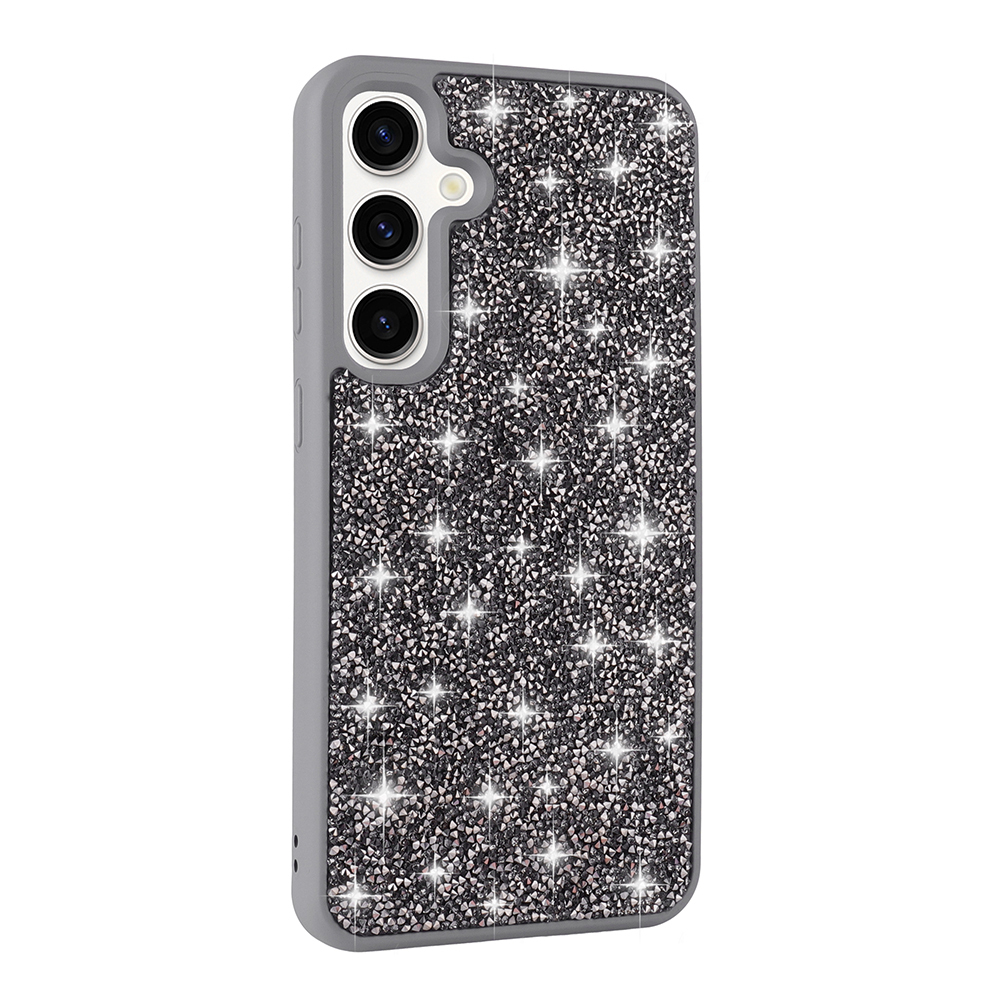 Galaxy S24 FE Kılıf Parlak Taşlı Tasarım Zore Pırlanta Kapak - 7