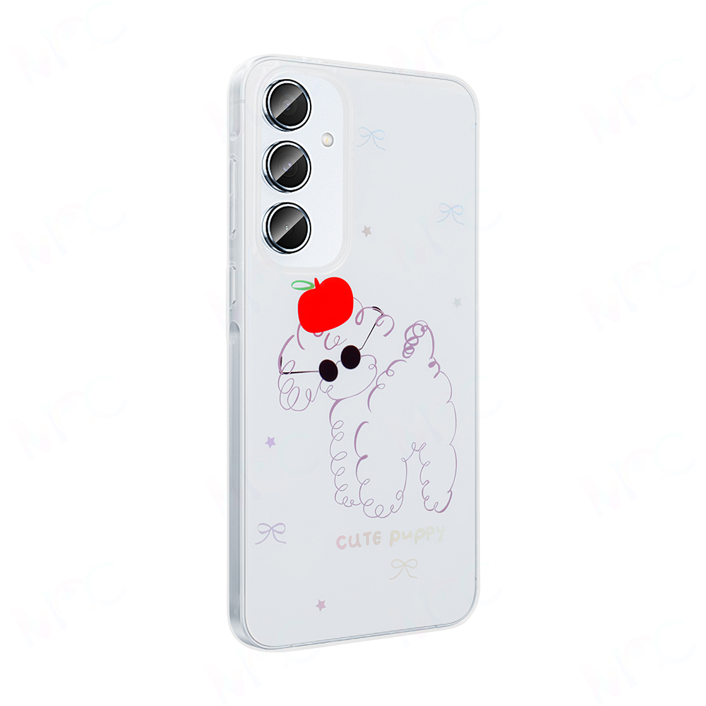Galaxy S24 FE Kılıf Şeffaf Figürlü Zore Folk Sert Kapak - 7