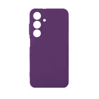 Galaxy S24 Kılıf Zore Biye Silicon Purple