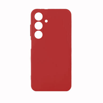 Galaxy S24 Kılıf Zore Biye Silicon Red