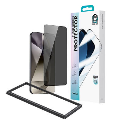 Galaxy S24 Plus Benks Ultra Shield 0.3mm Privacy Ekran Koruyucu + Kolay Uygulama Aparatlı Siyah