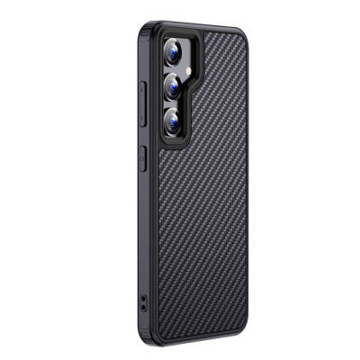 Galaxy S24 Plus Case Aramid Carbon Fiber Wlons Radison Cover with Magsafe Black