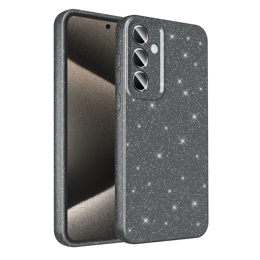 Galaxy S24 Plus Case Camera Protected Silvery Luxury Zore Koton Cover - 6