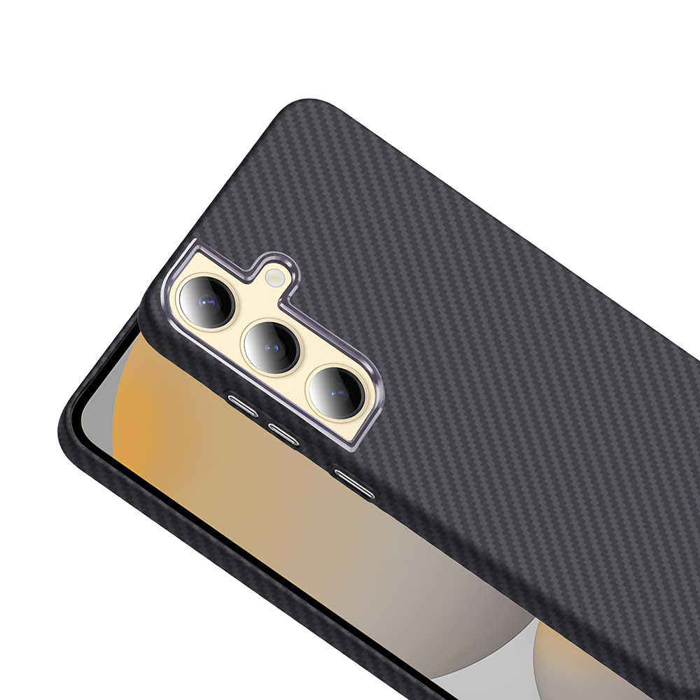 Galaxy S24 Plus Case M-safe Charging Feature Carbon Fiber Look Zore Gros Cover - 11