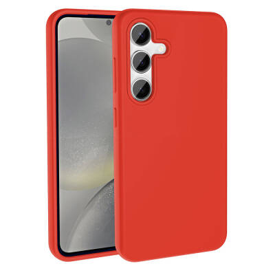 Galaxy S24 Plus Case Magsafe Charging Feature Liquid Technology Erasable Hard Zore Kivi Cover Red