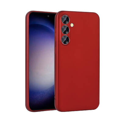 Galaxy S24 Plus Case Zore Premier Silicone Cover Red