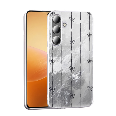 Galaxy S24 Plus Kılıf Desenli Zore Mep Kapak Küçük Fiyonk