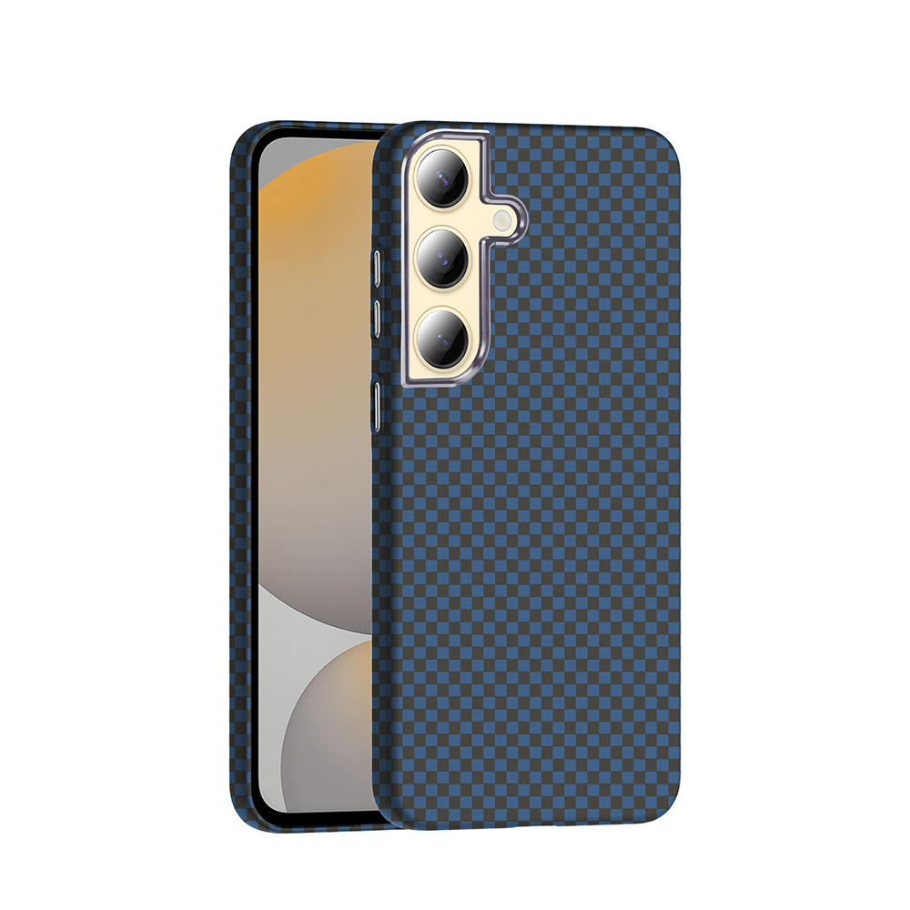 Galaxy S24 Plus Kılıf M-safe Şarj Özellikli Karbon Fiber Görünümlü Zore Gros Kapak - 1