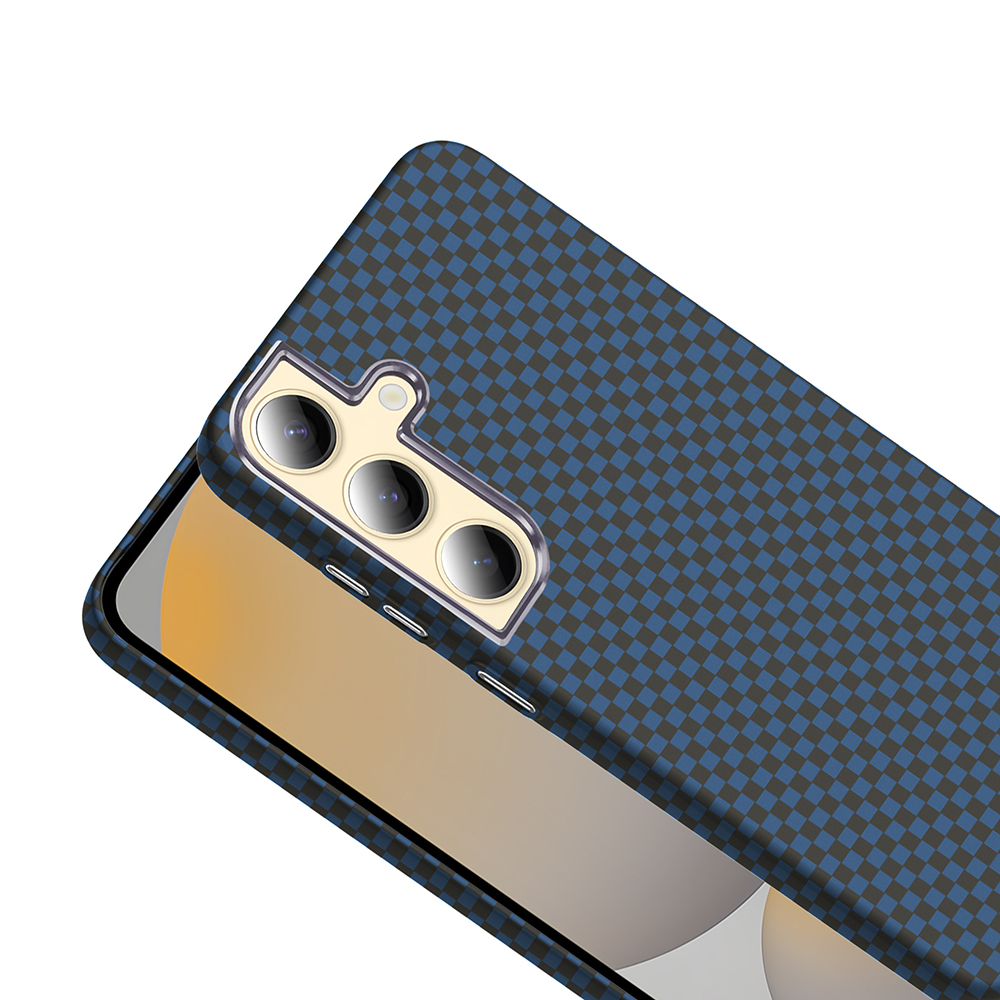 Galaxy S24 Plus Kılıf M-safe Şarj Özellikli Karbon Fiber Görünümlü Zore Gros Kapak - 9