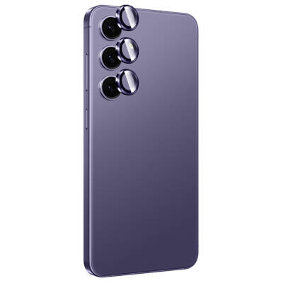 Galaxy S24 Plus Zore Titanium Premium Tempered Camera Lens Protector Purple