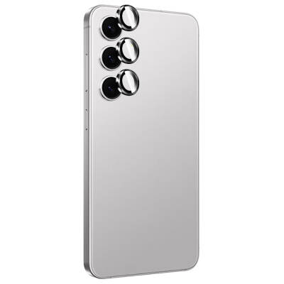 Galaxy S24 Plus Zore Titanium Premium Tempered Camera Lens Protector Grey