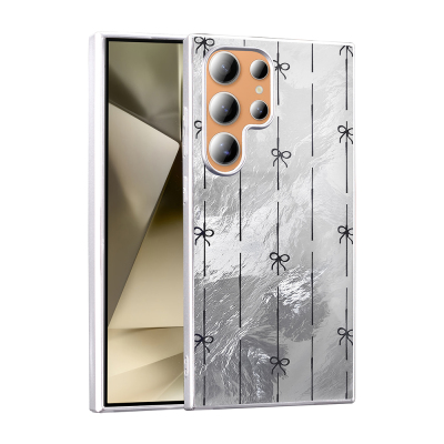 Galaxy S24 Ultra Case Patterned Zore Mep Cover Küçük Fiyonk