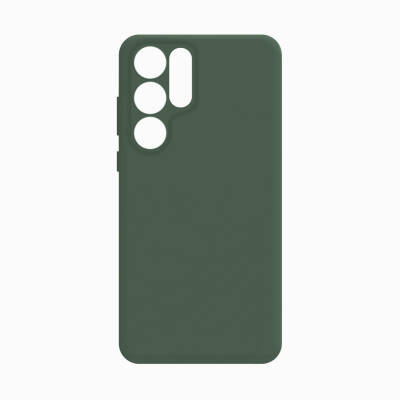 Galaxy S24 Ultra Case Zore Biye Silicone Haki