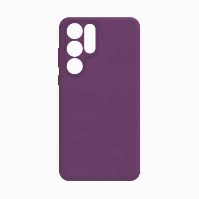 Galaxy S24 Ultra Case Zore Biye Silicone Purple