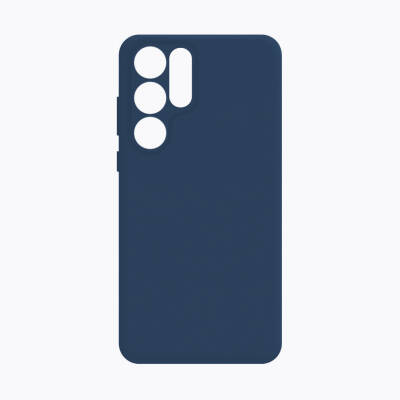 Galaxy S24 Ultra Case Zore Biye Silicone Navy blue