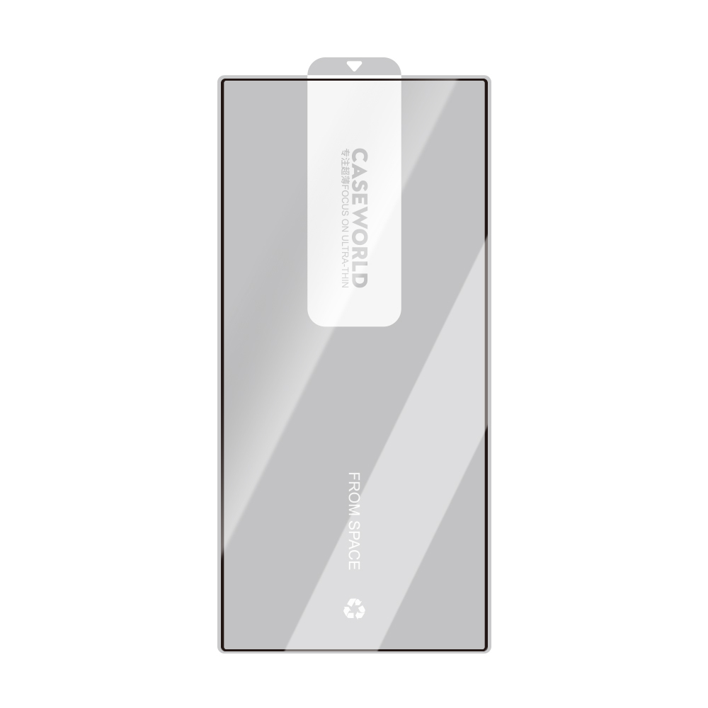 Galaxy S24 Ultra CaseWorld 0.25mm HD 3D Tempered Glass Screen Protector + Applicator - 6