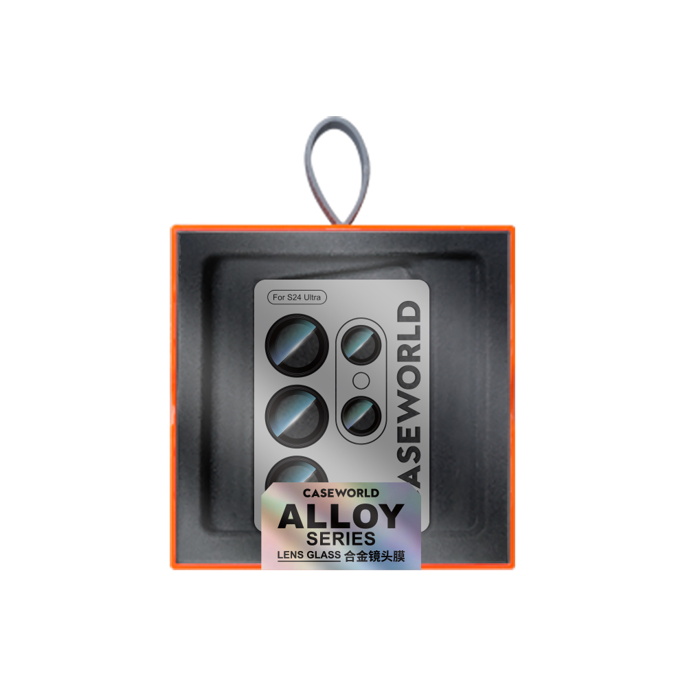 Galaxy S24 Ultra CaseWorld Alloy Serisi Oleofobik Anti Reflective Kamera Lens Koruyucu - 7