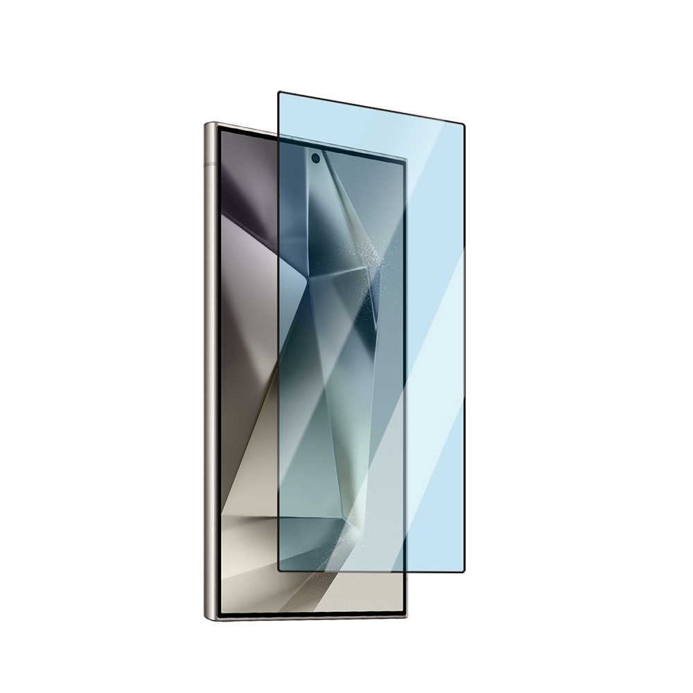 Galaxy S24 Ultra CaseWorld Applicator Serisi 2.5D Eyesafe Mavi Işık Teknolojili 0.25mm Temperli Cam Ekran Koruyucu+ Uygulama Aparatı - 4