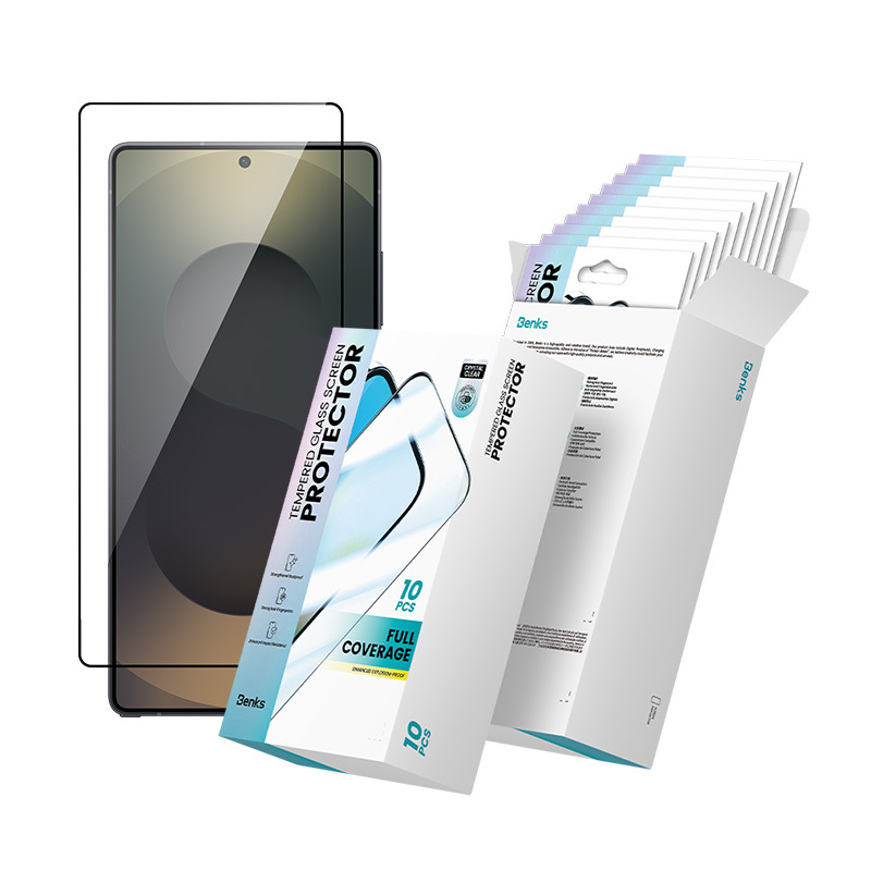 Galaxy S24 Ultra Hydrophobic and Oleophobic Benks 0.3mm Air Shield Screen Protector 10-Pack - 14