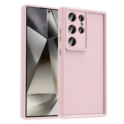 Galaxy S24 Ultra Kılıf Kamera Korumalı Zore Ananas Kapak Pembe