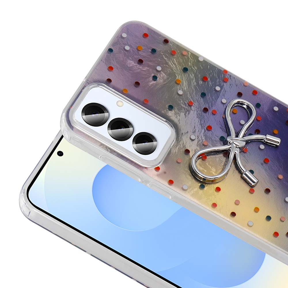 Galaxy S25 Case Camera Protection Figured Zore Ponti Silicone Cover - 9