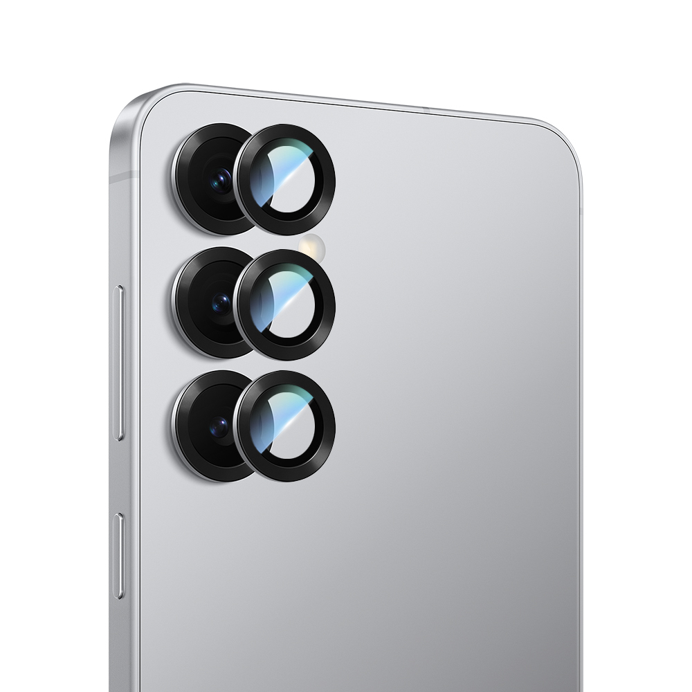 Galaxy S25 CaseWorld Alloy Serisi Oleofobik Anti Reflective Kamera Lens Koruyucu - 2