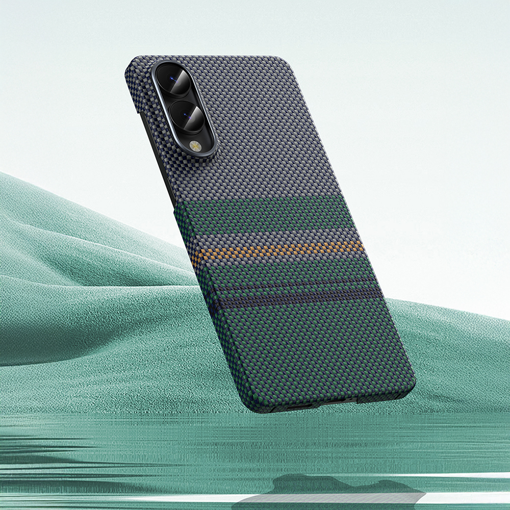 Galaxy S25 Edge Case M-safe Charging Feature Carbon Fiber Design Benks Aurora ArmorAir Kevlar Cover - 5
