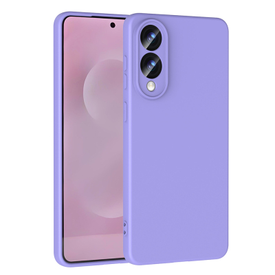 Galaxy S25 Edge Case Zore Mara Lansman Cover Lila