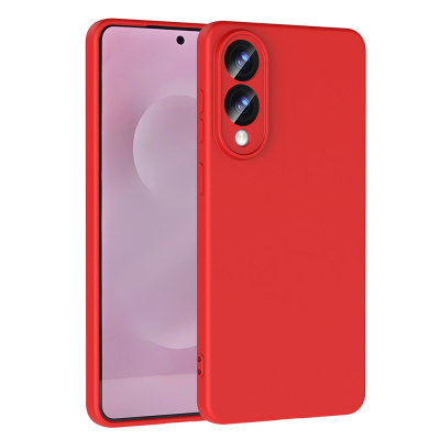 Galaxy S25 Edge Case Zore Mara Lansman Cover Red