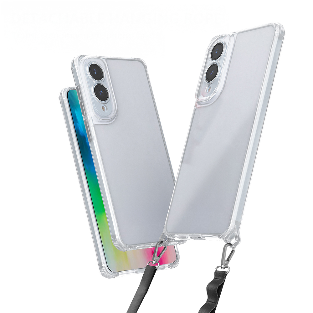 Galaxy S25 Edge Kılıf Airbagli Takılabilir Askı Aparatlı Zore Snap Silikon Kapak - 1