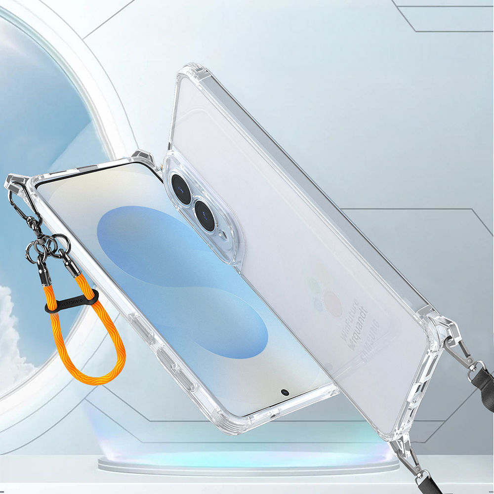 Galaxy S25 Edge Kılıf Airbagli Takılabilir Askı Aparatlı Zore Snap Silikon Kapak - 10