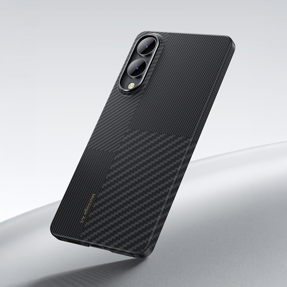 Galaxy S25 Edge Case M-safe Charging Carbon Fiber Benks Montage ArmorAir Kevlar Cover - 7