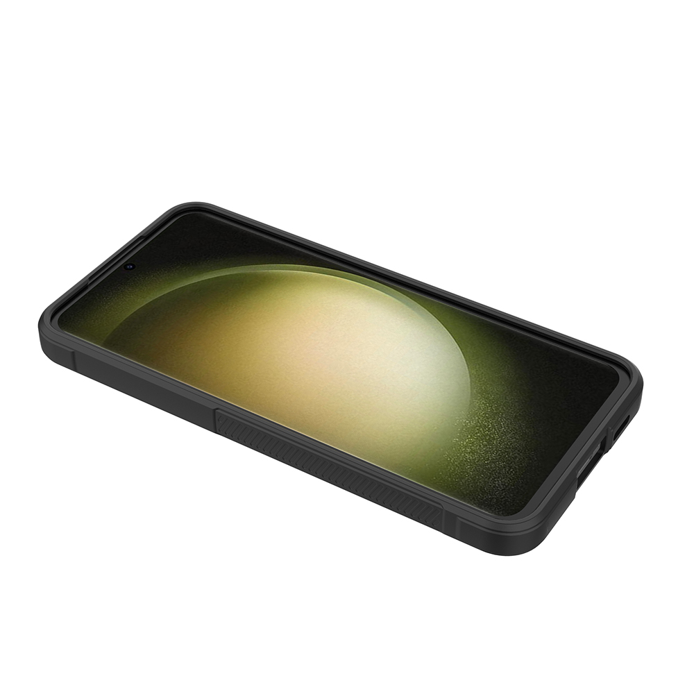 Galaxy S25 FE Case Flexible TPU Hollow Back Surface Design Zore Etnik Silicone Cover - 21