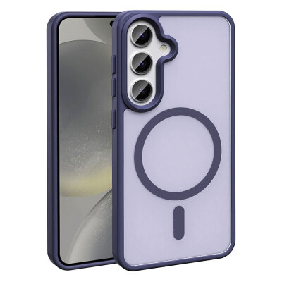 Galaxy S25 FE Case M-safe Charging Feature Matte Back Surface Zore Sio Cover Derin Mor