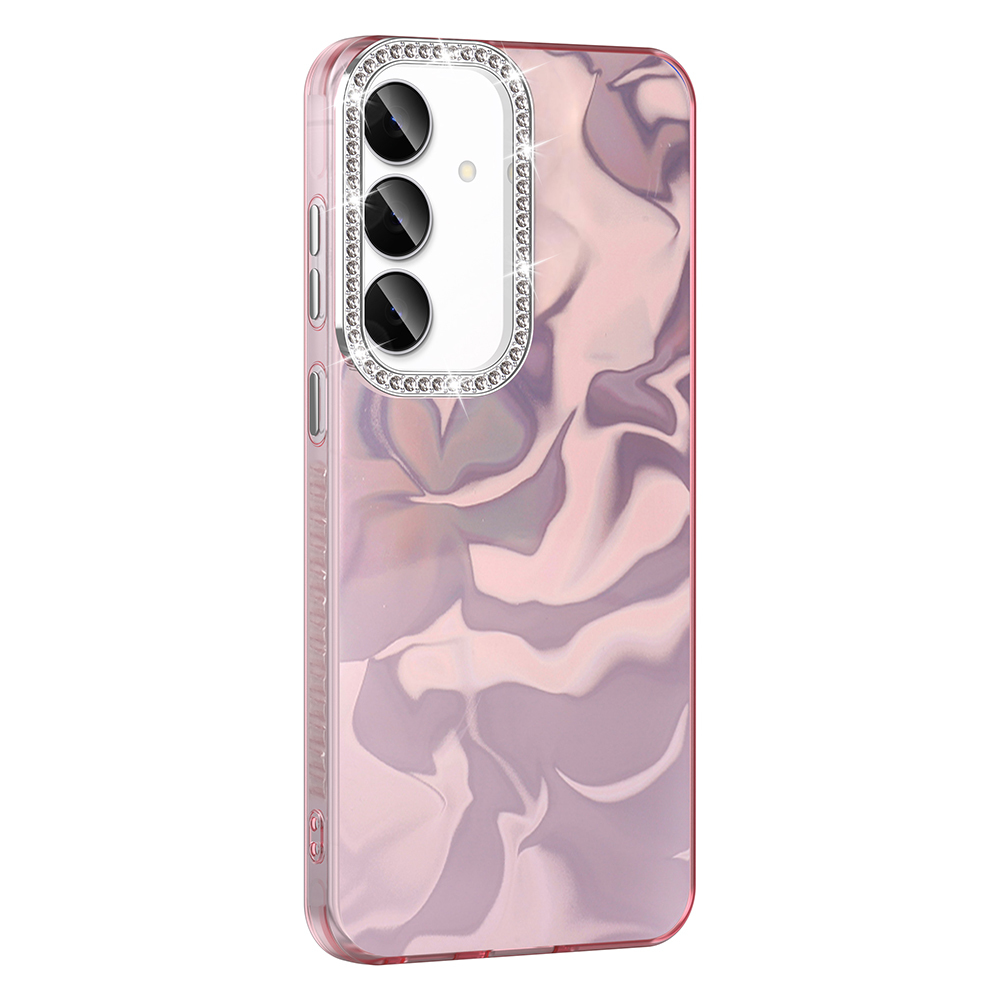 Galaxy S25 FE Case with Airbag, Shiny Stone Detail Design, Zore Esila Cover - 6