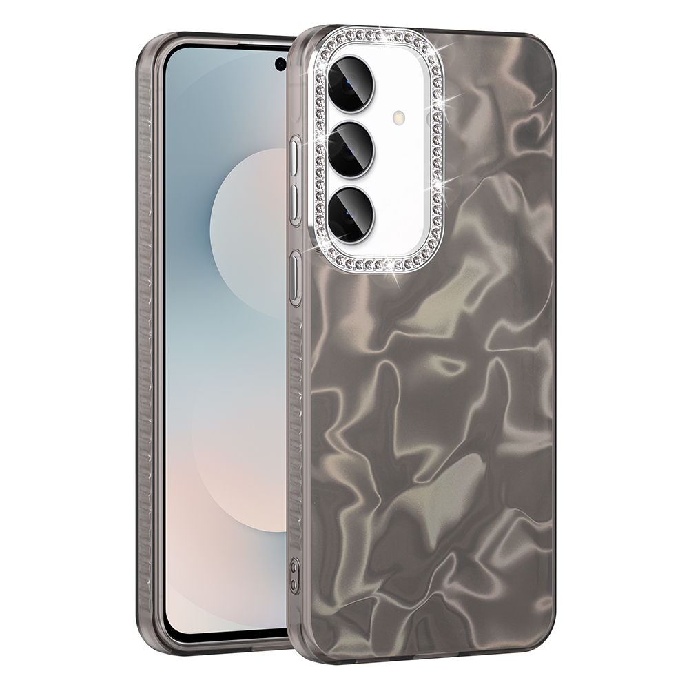 Galaxy S25 FE Case with Airbag, Shiny Stone Detail Design, Zore Esila Cover - 8