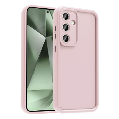 Galaxy S25 FE Case with Camera Protection Zore Ananas Cover Pink