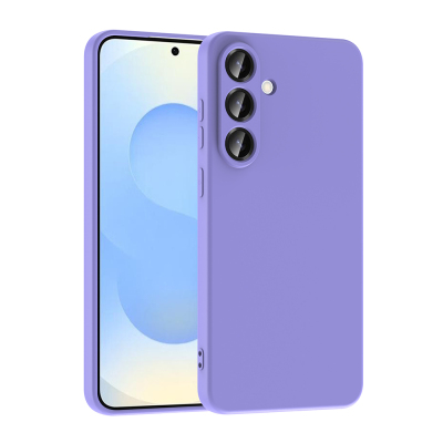 Galaxy S25 FE Case Zore Mara Lansman Cover Lila
