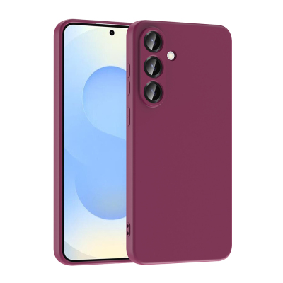 Galaxy S25 FE Case Zore Mara Lansman Cover Koyu Mor